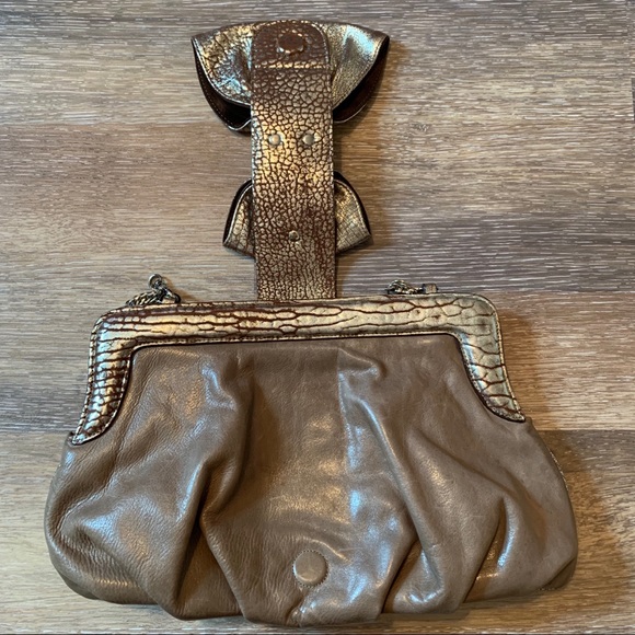 Be&D Leather purse with chain handle - Picture 5 of 7